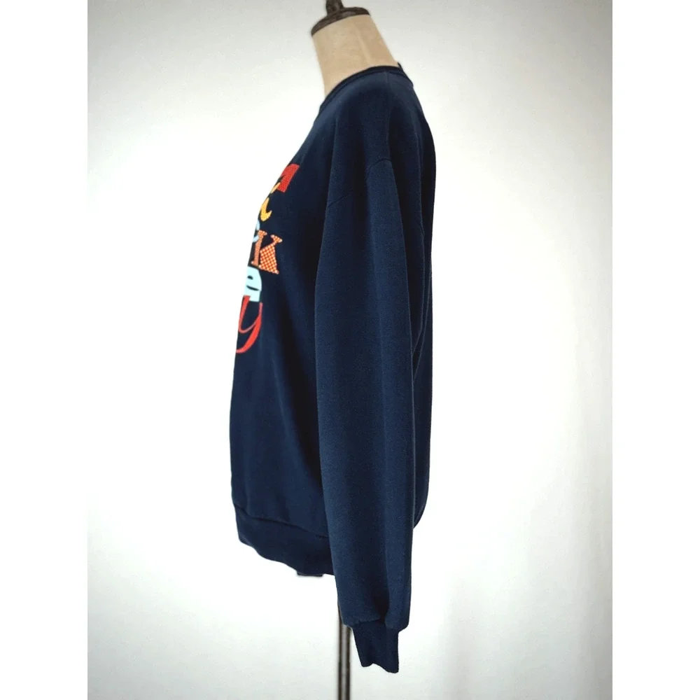 90's Vintage Mickey Mouse Unlimited Disney Crewneck Sweatshirt #0129 LARGE - Picture 2 of 9
